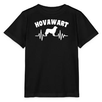 Hovawart Heart Palpitations Dog Funny - Stanley/Stella MINI CREATOR Kids’ T-Shirt - black - Front - Mikhail (115cm)