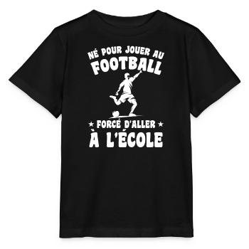 Football Joueur Cadeau Enfant Homme Garçon - T-shirt bio MINI CREATOR Stanley/Stella Enfant - noir - Devant - Mikhail (115cm)