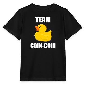 Team - Coin coin - Stanley/Stella MINI CREATOR Kids’ T-Shirt - black - Front - Mikhail (115cm)