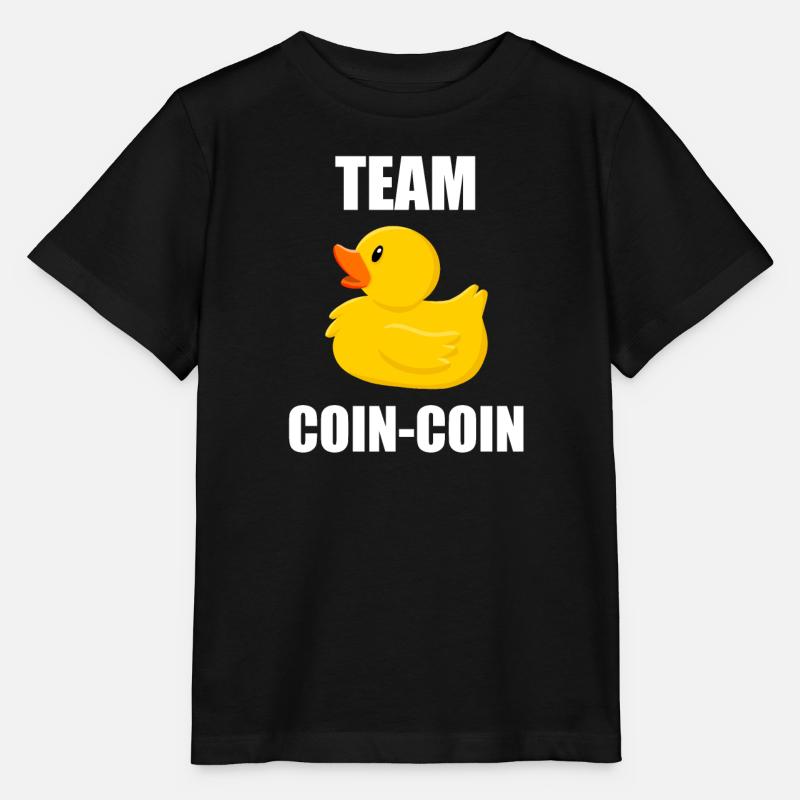 Team - Coin coin - T-shirt bio MINI CREATOR Stanley/Stella Enfant - noir