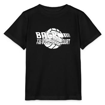 Joueurs de volley-ball de volley-ball - T-shirt bio MINI CREATOR Stanley/Stella Enfant - noir - Devant - Mikhail (115cm)