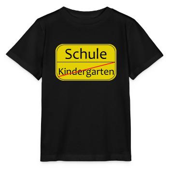 Schule Kindergarten endlich Schüler - Stanley/Stella Kinder T-Shirt MINI CREATOR  - Schwarz - Vorne - Mikhail (115cm)