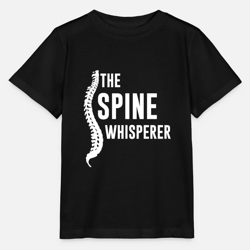 La colonne vertébrale Whisperer - T-shirt bio MINI CREATOR Stanley/Stella Enfant - noir