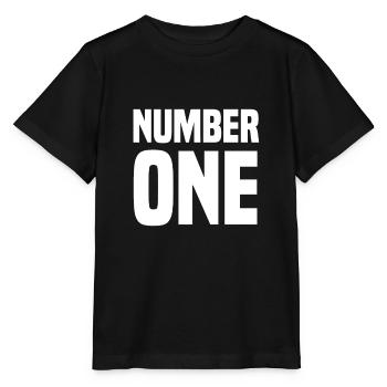 Number One - Stanley/Stella MINI CREATOR Kids’ T-Shirt - black - Front - Mikhail (115cm)