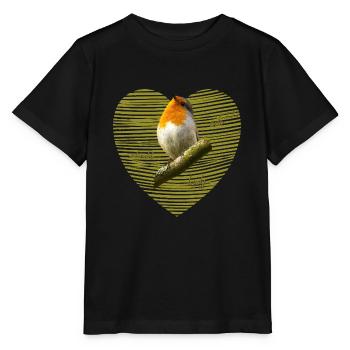 Robin Songbird - Stanley/Stella MINI CREATOR Kids’ T-Shirt - black - Front - Mikhail (115cm)