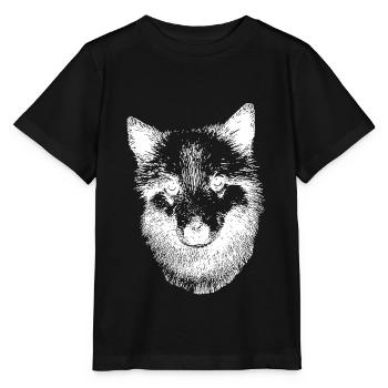 Islandhund Icelandic Spitz - T-shirt bio MINI CREATOR Stanley/Stella Enfant - noir - Devant - Mikhail (115cm)