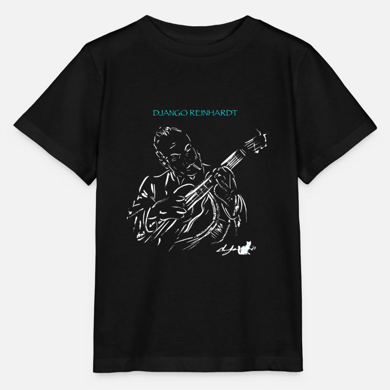 DJANGO REINHARDT JAZZ MANOUCHE - T-shirt bio MINI CREATOR Stanley/Stella Enfant - noir