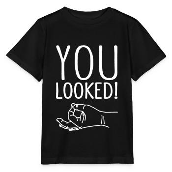 Vous avez regardé le cercle des doigts - T-shirt bio MINI CREATOR Stanley/Stella Enfant - noir - Devant - Mikhail (115cm)