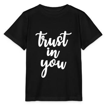 avoir confiance en vous - T-shirt bio MINI CREATOR Stanley/Stella Enfant - noir - Devant - Mikhail (115cm)