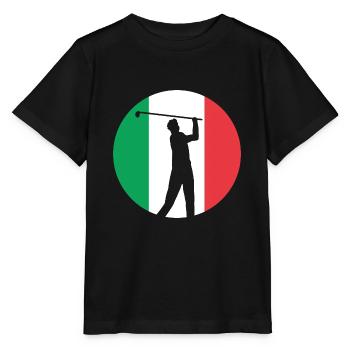 Italie Italie Italien Drapeau italien - T-shirt bio MINI CREATOR Stanley/Stella Enfant - noir - Devant - Mikhail (115cm)