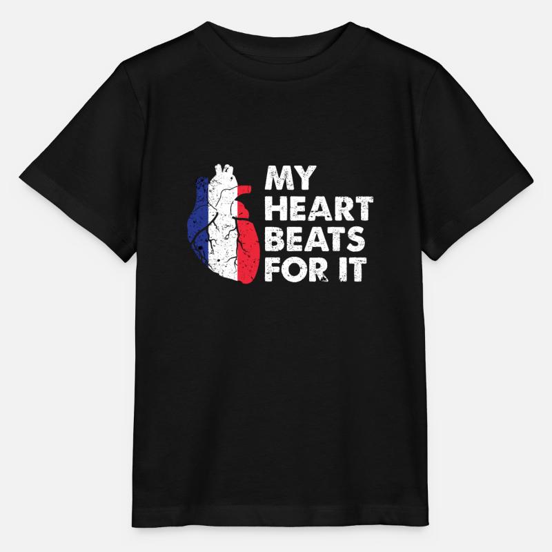 Frankreich Geschenkidee - Stanley/Stella Kinder T-Shirt MINI CREATOR  - Schwarz