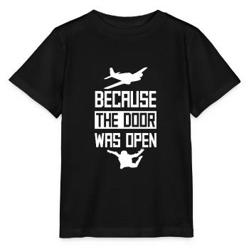Skydiving gift idea - Stanley/Stella MINI CREATOR Kids’ T-Shirt - black - Front - Mikhail (115cm)