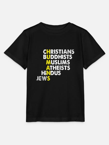Religionen Gleichheit - Stanley/Stella Kinder T-Shirt MINI CREATOR - Schwarz