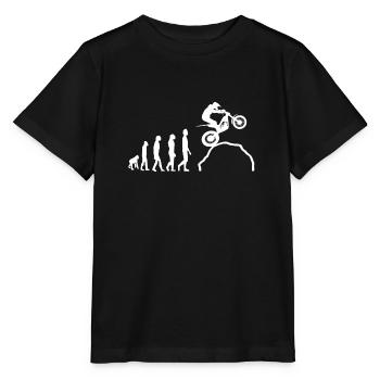 Trial Evolution Trials Motorcycle - Stanley/Stella MINI CREATOR Kids’ T-Shirt - black - Front - Mikhail (115cm)
