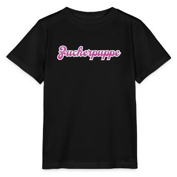 Zuckerpuppe pink - Stanley/Stella Kinder T-Shirt MINI CREATOR  - Schwarz - Vorne - Mikhail (115cm)