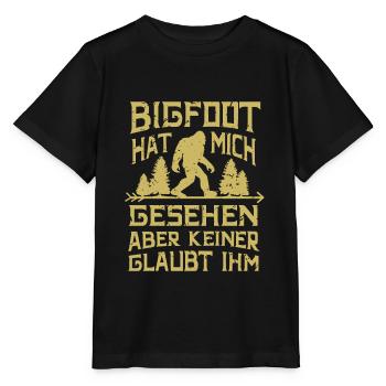 Bigfoot - Stanley/Stella Kinder T-Shirt MINI CREATOR  - Schwarz - Vorne - Mikhail (115cm)