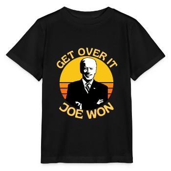 Überwinde es Joe Won Pro Biden - Stanley/Stella Kinder T-Shirt MINI CREATOR  - Schwarz - Vorne - Mikhail (115cm)