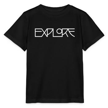 explore - Stanley/Stella Kinder T-Shirt MINI CREATOR  - Schwarz - Vorne - Mikhail (115cm)
