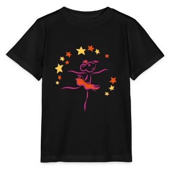 Tanzmaus | Danse T-shirt - T-shirt bio MINI CREATOR Stanley/Stella Enfant - noir - Devant - Mikhail (115cm)