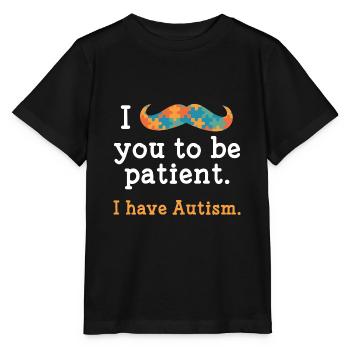 Ich habe Autismus - Stanley/Stella Kinder T-Shirt MINI CREATOR  - Schwarz - Vorne - Mikhail (115cm)