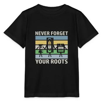 Retro Spruch Technik VHS Audiokassette Diskette - Stanley/Stella Kinder T-Shirt MINI CREATOR  - Schwarz - Vorne - Mikhail (115cm)