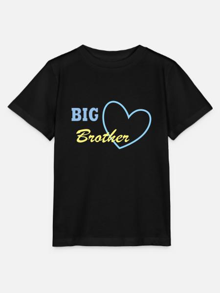 Big Brother - Stanley/Stella MINI CREATOR Kids’ T-Shirt - black
