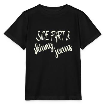 Side Part skinny jeans - Stanley/Stella MINI CREATOR Kids’ T-Shirt - black - Front - Mikhail (115cm)