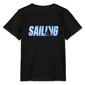 Seglen Segler Segelschiff - Stanley/Stella Kinder T-Shirt MINI CREATOR  - Schwarz - Vorne - Mikhail (115cm)