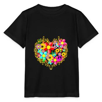Printemps printemps temps printemps cadeau de fièvre - T-shirt bio MINI CREATOR Stanley/Stella Enfant - noir - Devant - Mikhail (115cm)