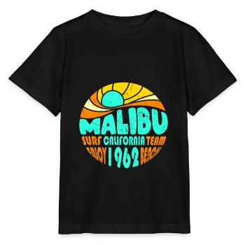 Malibu California Hippie - Stanley/Stella MINI CREATOR Kids’ T-Shirt - black - Front - Mikhail (115cm)