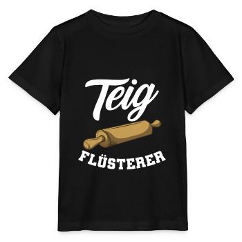 Bäcker Backen Teig Flüsterer Konditor - Stanley/Stella Kinder T-Shirt MINI CREATOR  - Schwarz - Vorne - Mikhail (115cm)