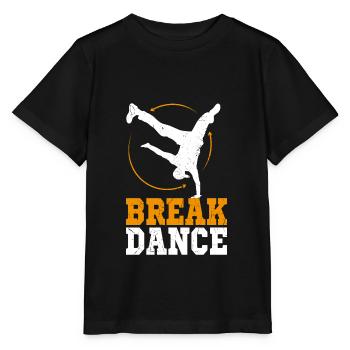 Breakdance hip hop appui renversé bboying - T-shirt bio MINI CREATOR Stanley/Stella Enfant - noir - Devant - Mikhail (115cm)