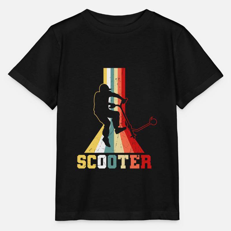 Scooter Stunt Tretroller Geschenkidee - Stanley/Stella Kinder T-Shirt MINI CREATOR  - Schwarz