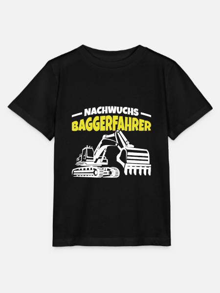 Nachwuchs Baggerfahrer Bagger Junge - Stanley/Stella Kinder T-Shirt MINI CREATOR  - Schwarz