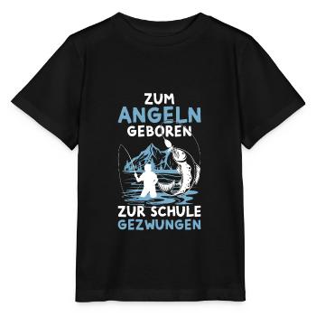 Pêcheur Né Pêcheur Fischer Enfants - T-shirt bio MINI CREATOR Stanley/Stella Enfant - noir - Devant - Mikhail (115cm)