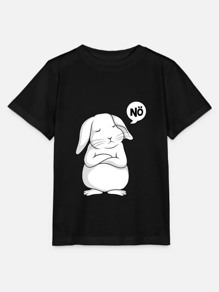 Rabbit Lovers Nö Rabbit Rabbit - Stanley/Stella MINI CREATOR Kids’ T-Shirt - black