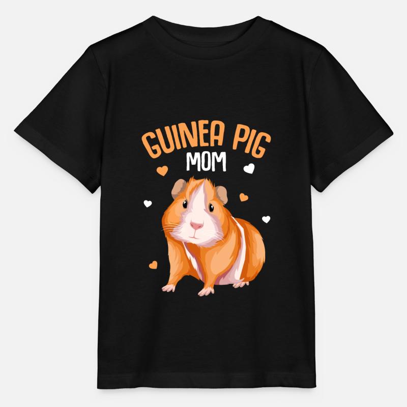 Cochon d’Inde Mama Pet - T-shirt bio MINI CREATOR Stanley/Stella Enfant - noir