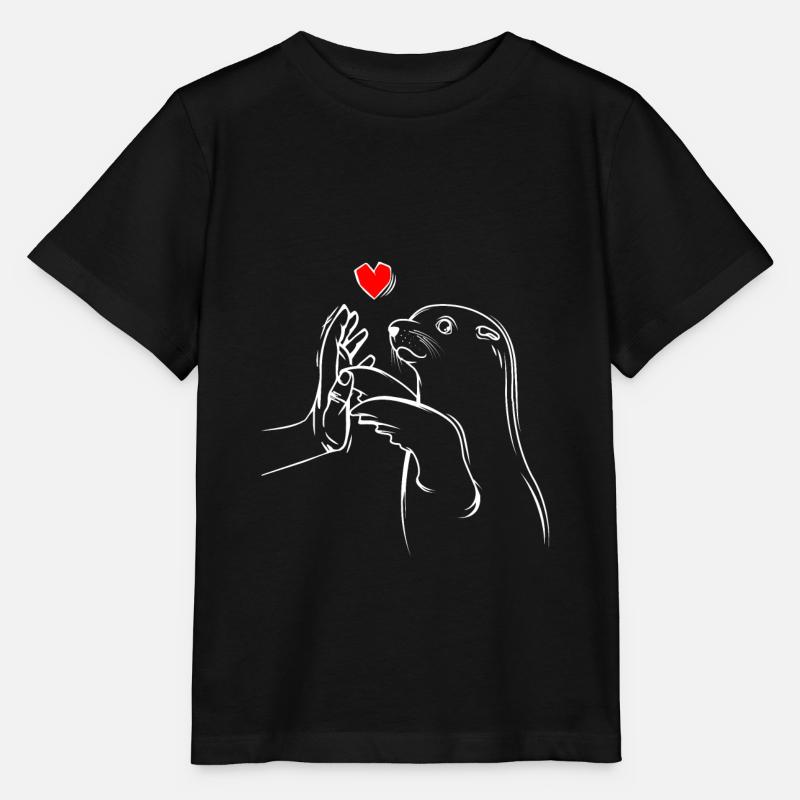 Phoque Phoque Phoque Phoque Enfants - T-shirt bio MINI CREATOR Stanley/Stella Enfant - noir