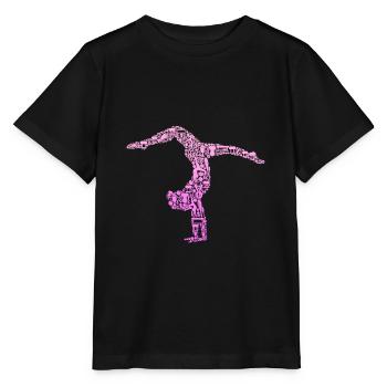 Gymnastics Gymnast Gymnastics Kids Girls Ladies - Stanley/Stella MINI CREATOR Kids’ T-Shirt - black - Front - Mikhail (115cm)