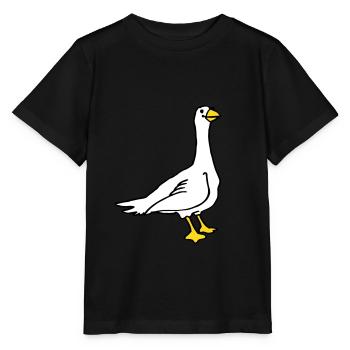 Gans - Stanley/Stella Kinder T-Shirt MINI CREATOR  - Schwarz - Vorne - Mikhail (115cm)