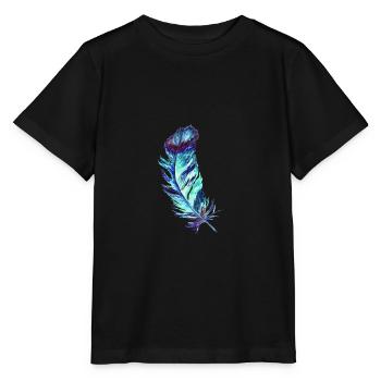 feathers - Stanley/Stella MINI CREATOR Kids’ T-Shirt - black - Front - Mikhail (115cm)