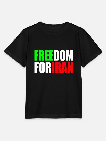 Freedom for iran - Stanley/Stella Kinder T-Shirt MINI CREATOR - Schwarz