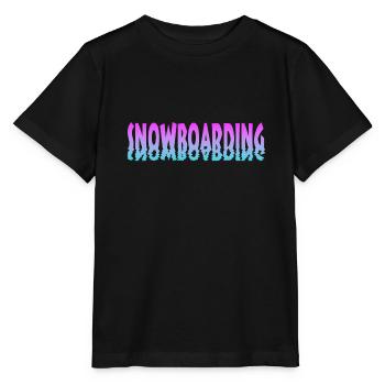 snowboarding - Stanley/Stella Kinder T-Shirt MINI CREATOR  - Schwarz - Vorne - Mikhail (115cm)