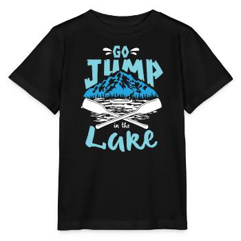 Go Jump In The Lake - Stanley/Stella MINI CREATOR Kids’ T-Shirt - black - Front - Mikhail (115cm)