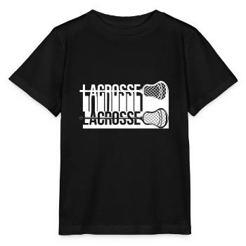 Lacrosse - Stanley/Stella Kinder T-Shirt MINI CREATOR  - Schwarz - Vorne - Mikhail (115cm)