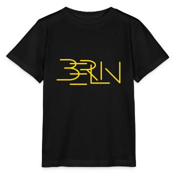 berlin jaune - T-shirt bio MINI CREATOR Stanley/Stella Enfant - noir - Devant - Mikhail (115cm)