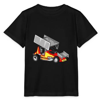 Racing car Car racing car - Stanley/Stella MINI CREATOR Kids’ T-Shirt - black - Front - Mikhail (115cm)