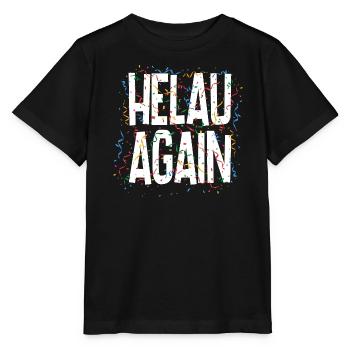 Helau Again - Karneval Düsseldorf - Stanley/Stella Kinder T-Shirt MINI CREATOR  - Schwarz - Vorne - Mikhail (115cm)