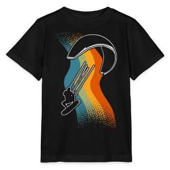 Kitesurfer Kitesurf Kitesurf - T-shirt bio MINI CREATOR Stanley/Stella Enfant - noir - Devant - Mikhail (115cm)