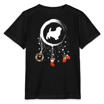 Norfolk Terrier Weihnachten Weihnachtstraumfänger - Stanley/Stella Kinder T-Shirt MINI CREATOR  - Schwarz - Vorne - Mikhail (115cm)